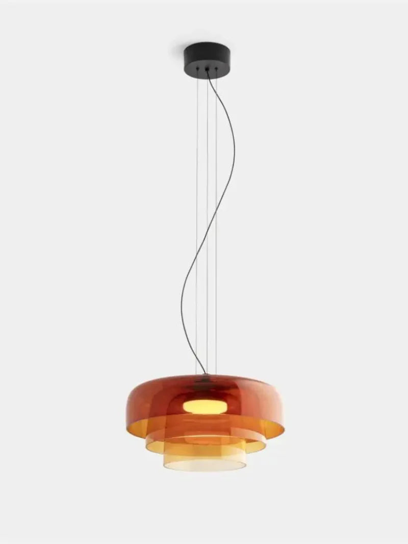 Aurora Layered Glass Pendant Light