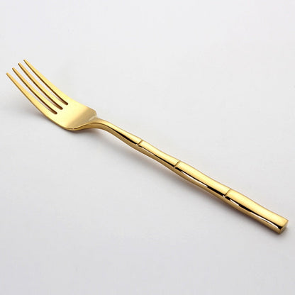 Bamboo Stainless Steel Flatware Set