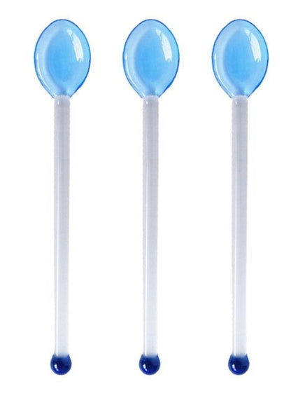 Candy Cane Glass Stirrer Set
