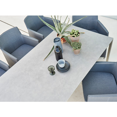 Table Cane-Line Pure 200 cm avec plateau en céramique