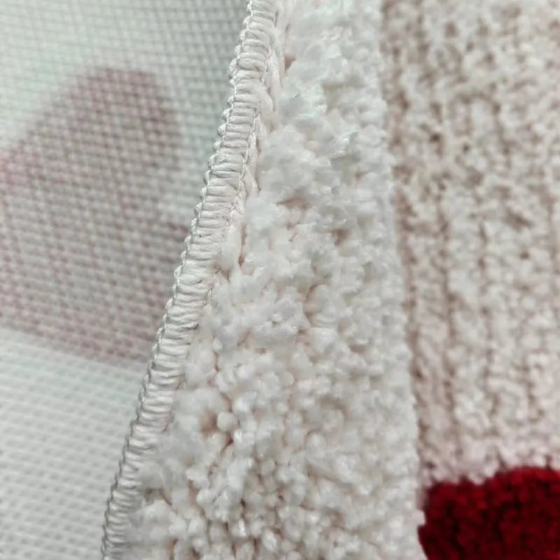 8 of Hearts Card Tufted Rug