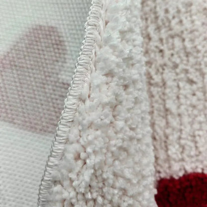 8 of Hearts Card Tufted Rug