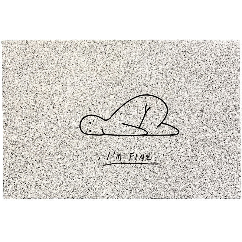 Cartoon Colored Indoor / Outdoor Rug