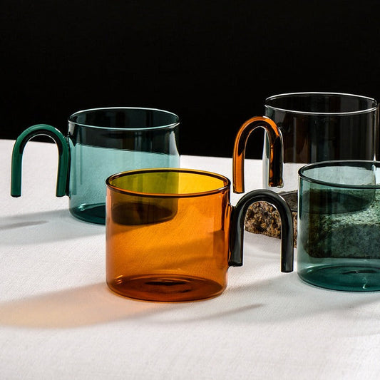Casio Contrast Handle Tinted Glass Cups