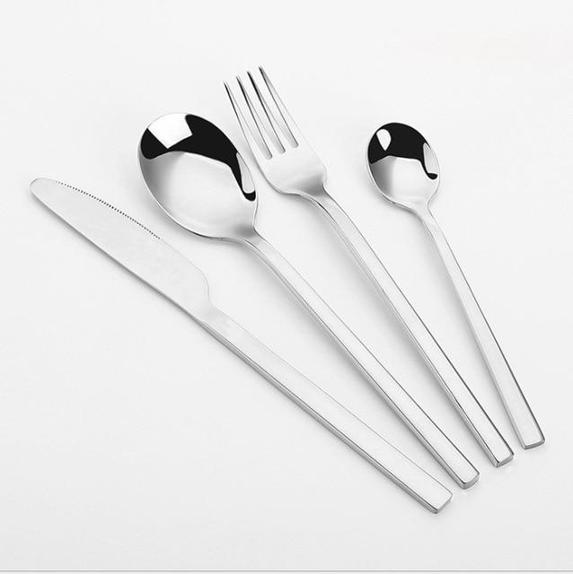 Classic Cut Gold and Silver Cutlery Set