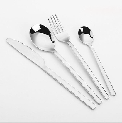Classic Cut Gold and Silver Cutlery Set