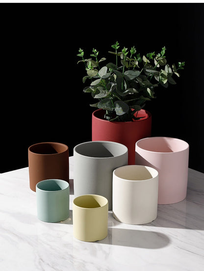 Color Clay 3 Mini Ceramic Succulent Planter