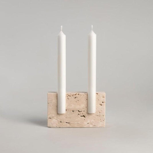 Cyprus Natural Stone Candle Holder