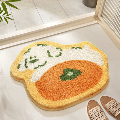 Whimsy Garden Plush Bath Mat