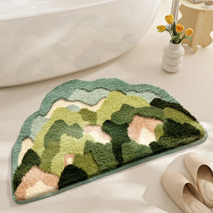 Whimsy Garden Plush Bath Mat