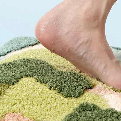 Whimsy Garden Plush Bath Mat