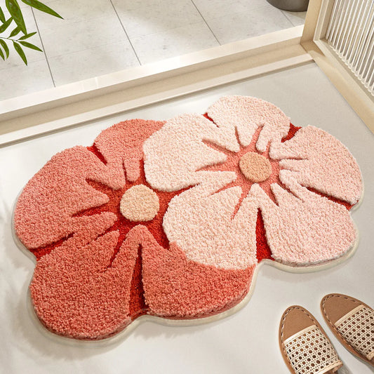 Whimsy Garden Plush Bath Mat