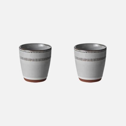 Retro Mornings 2Pc Ceramic Cup Set
