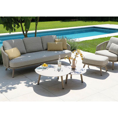 Grande table basse SunWeave Harbour (pieds en aluminium)