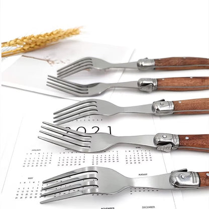 Heritage  Laguiole Wood & Stainless Steel Cutlery Set