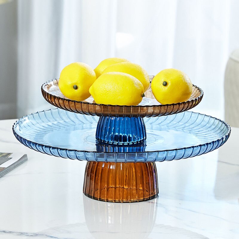 High Complements Glass Stand Tray