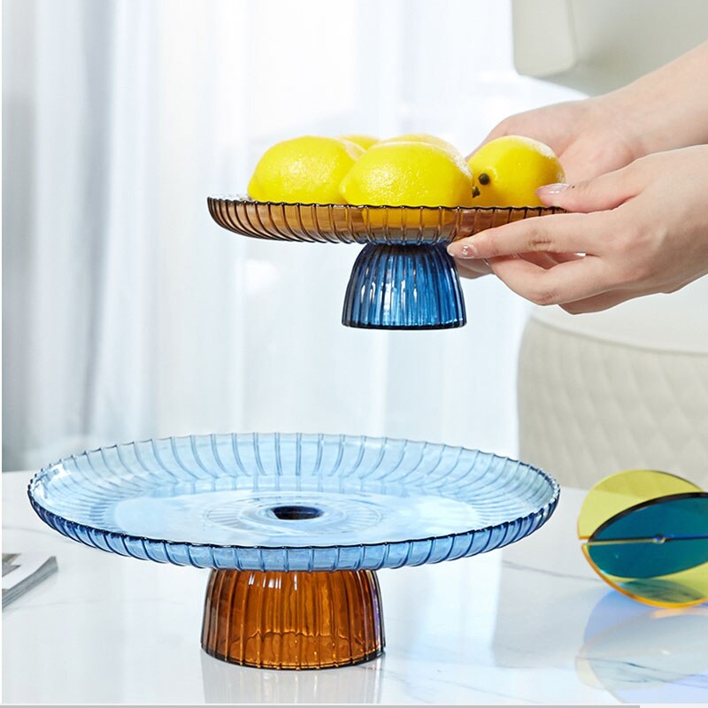 High Complements Glass Stand Tray