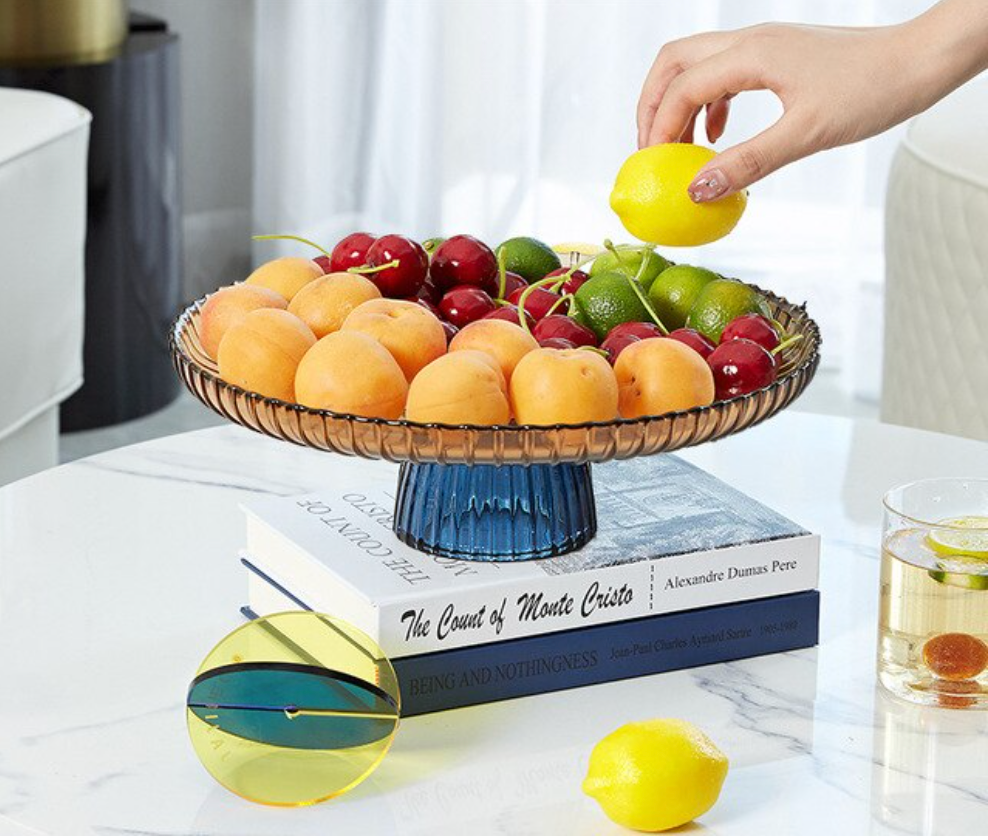 High Complements Glass Stand Tray