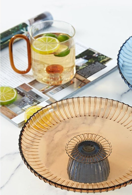 High Complements Glass Stand Tray