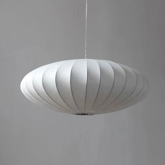 Japanese Silk Pendant Light