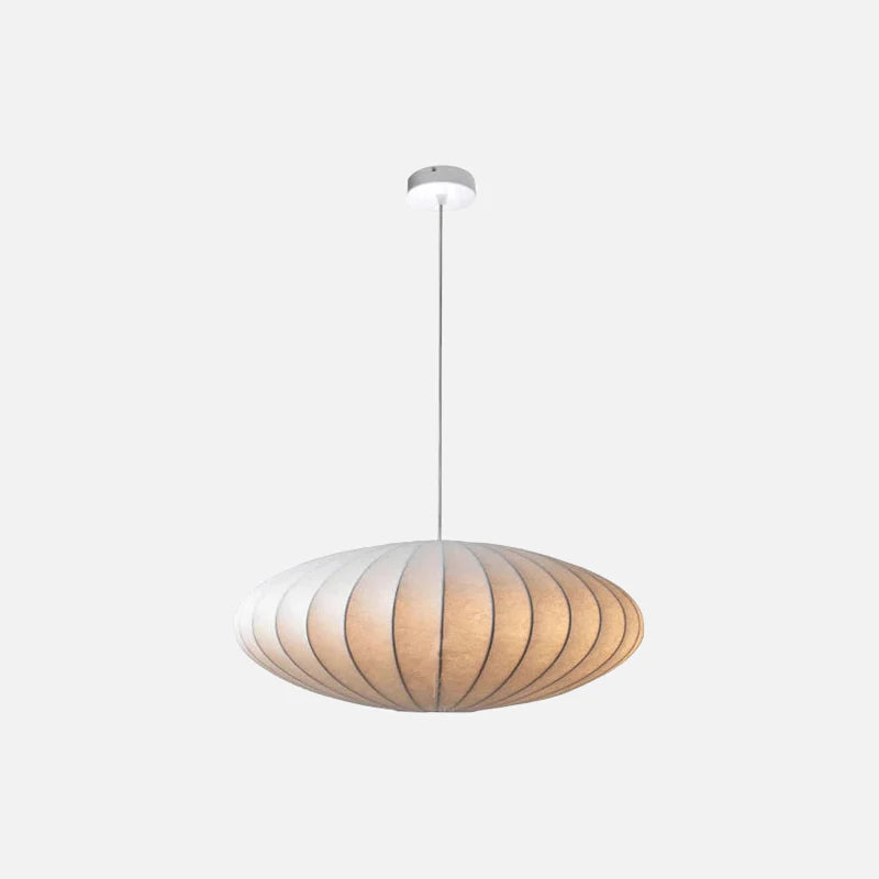 Japanese Silk Pendant Light
