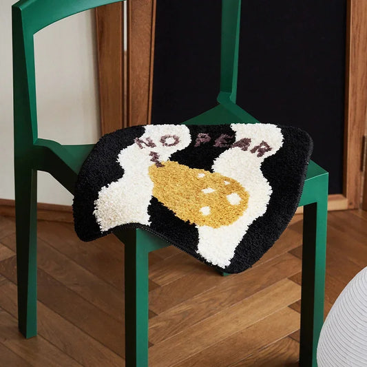 Love & Fruit Tufted Seat Cushions & Rug
