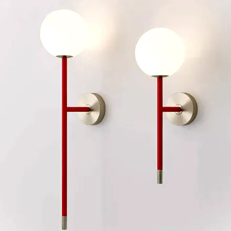 Mast Globe Colorful Wall Lamp