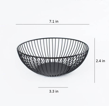 Nature's Nest Metal Fruit Basket