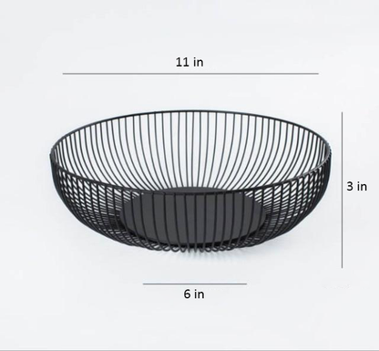 Nature's Nest Metal Fruit Basket