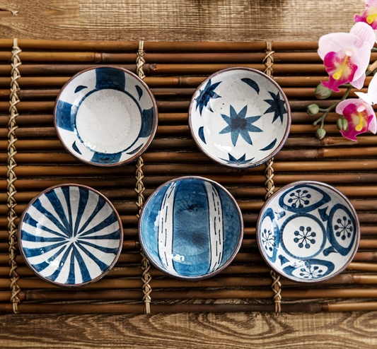 Nori Porcelain Condiment Dishes
