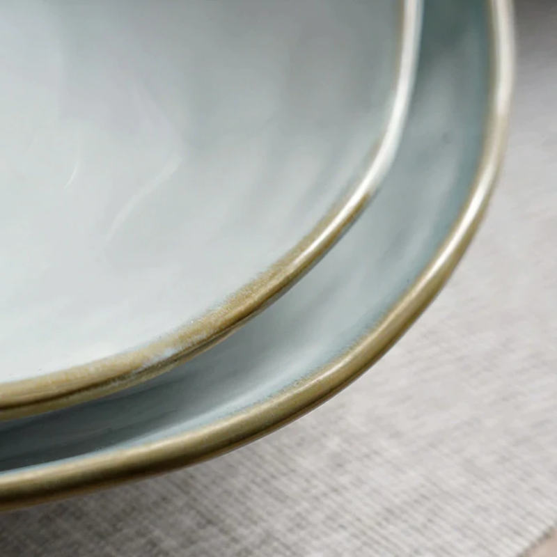Pearl Ceramic Porcelain Dinner Bowl