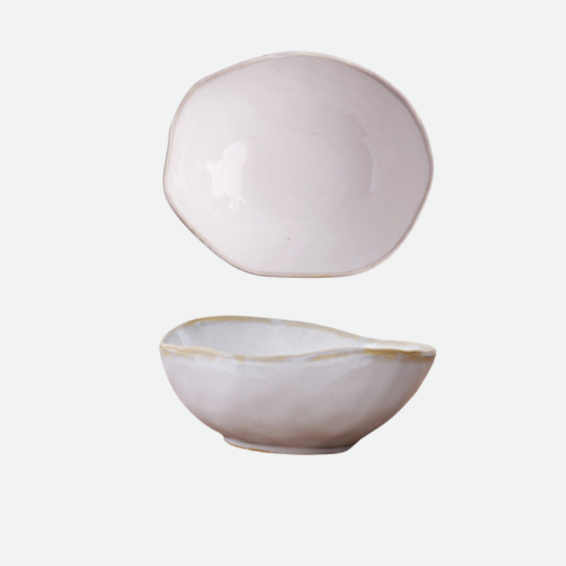 Pearl Ceramic Porcelain Dinner Bowl