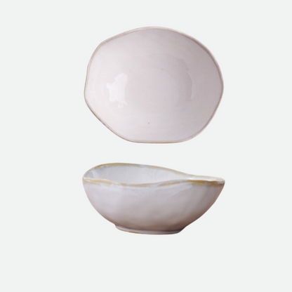 Pearl Ceramic Porcelain Dinner Bowl