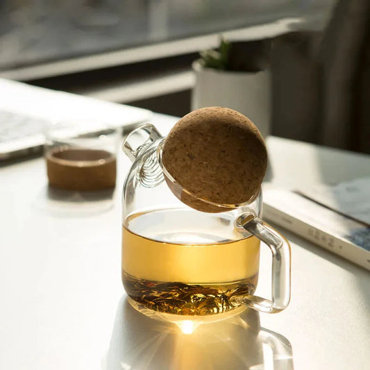 Pitchfork Tea Pot with Cork Lid
