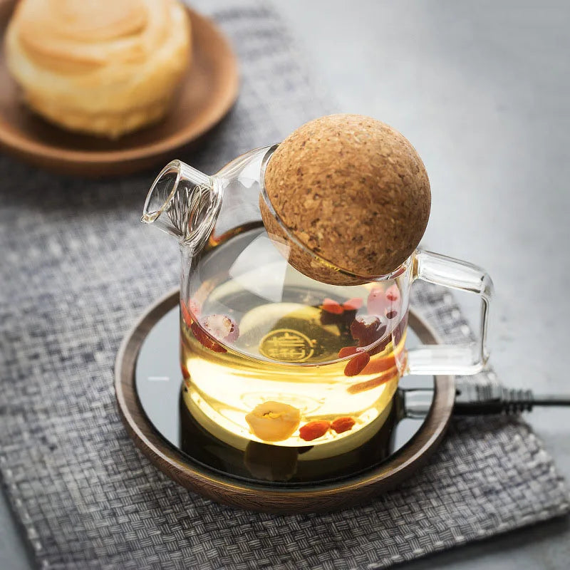 Pitchfork Tea Pot with Cork Lid