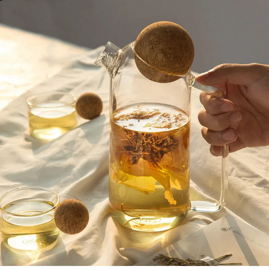 Pitchfork Tea Pot with Cork Lid