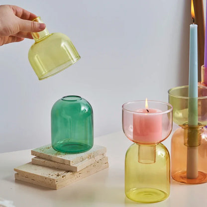 Radiant Glass DIY Vase & Candle Holder