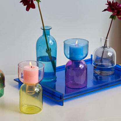 Radiant Glass DIY Vase & Candle Holder