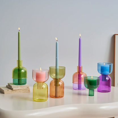 Radiant Glass DIY Vase & Candle Holder