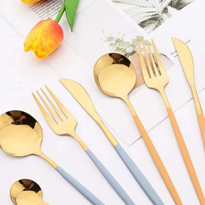 Rainbow Flatware Set