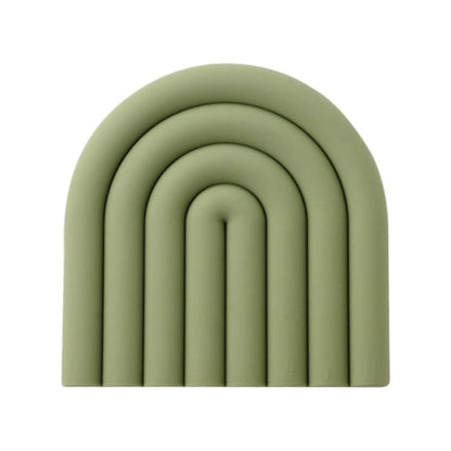 Rainbow Silicone Mat Coasters