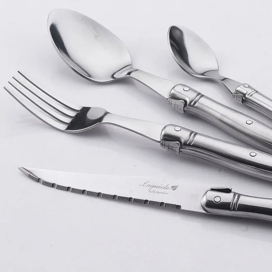 Regent Laguiole Stainless Steel Flatware Set
