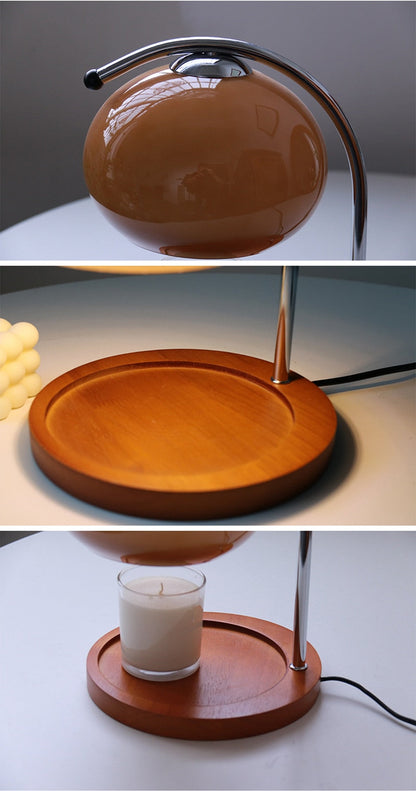 Retro Candle Warmer & Table Lamp