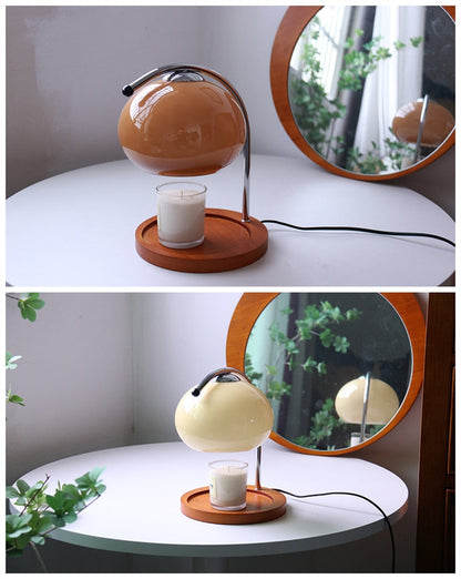Retro Candle Warmer & Table Lamp