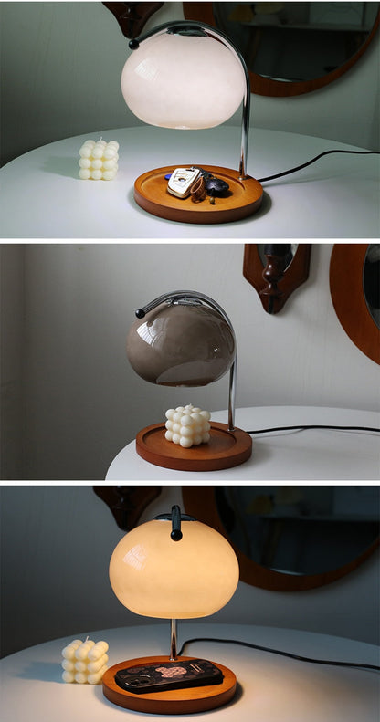 Retro Candle Warmer & Table Lamp
