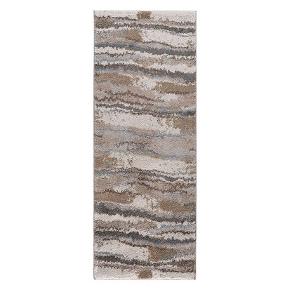 Riley Watercolor Abstract Stripe Woven Area Rug