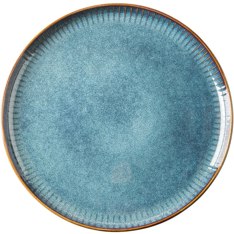 River Blue Ceramic Porcelain Dinnerware