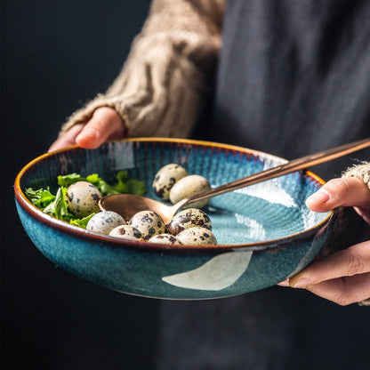River Blue Ceramic Porcelain Dinnerware