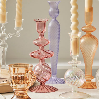 Rocco Vintage Glass Candle Holder Collection