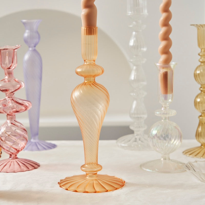 Rocco Vintage Glass Candle Holder Collection
